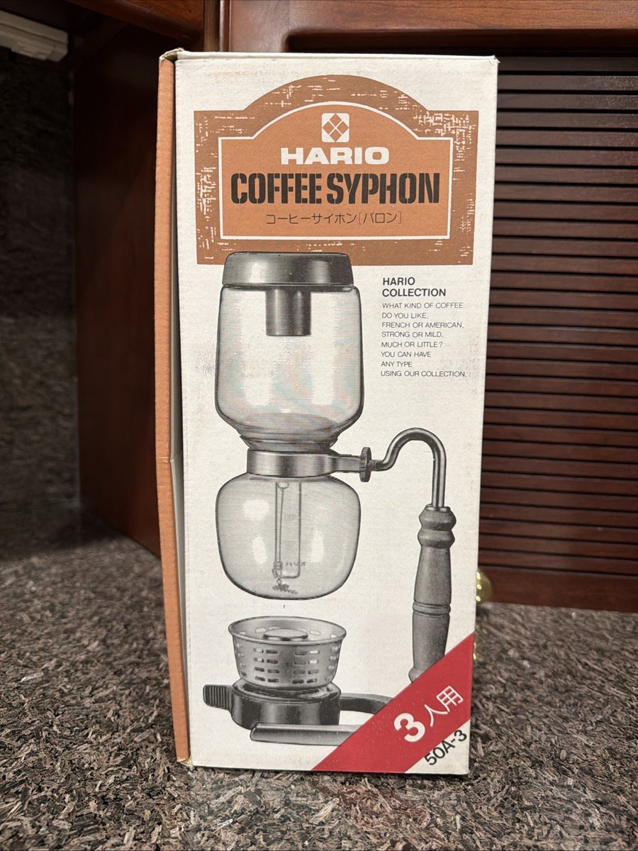 イマオカ NEW HARIO MCA-3 Coffee Siphon 3-Cup Vintage Japan Mocha | eBay