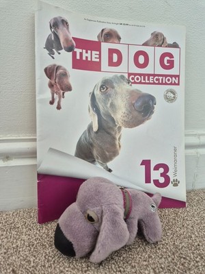 GENUINE THE DOG ARTLIST COLLECTION - WEIMARANER PLUSH SOFT TOY + MAG