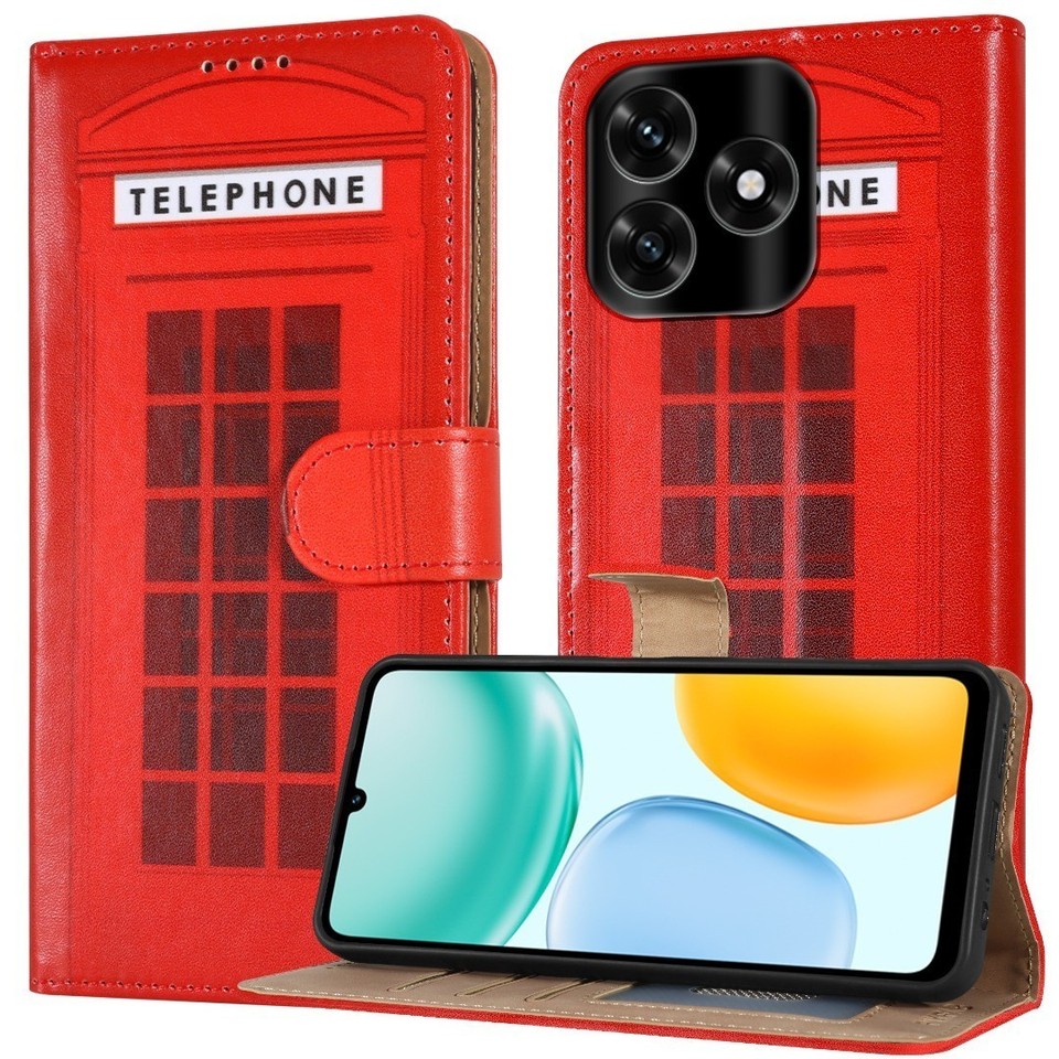 Cover per LG K42, Flip Custodia Carte di Credito da Funzione Stand