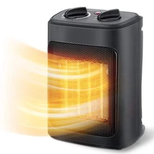 Space Heater, 1500W Electric Heaters Indoor Portable with Thermostat for Bedroom