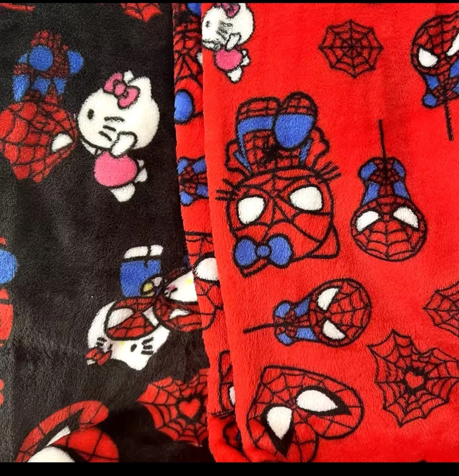 "Cozy Character Fleece Pajama Pants - Spider-Man, Hello Kitty!” - Image 2 of 4