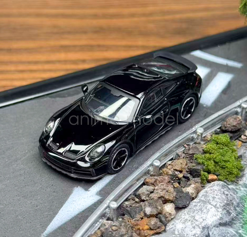 Minigt 1:64 Scale Black 911 Dakar Sports Diecast Metal Car Toys Model Collection - Picture 2 of 8