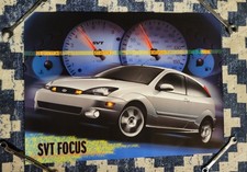 Original Dealership Promotional 2002 Ford Focus Svt Poster