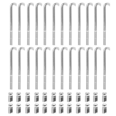 Banjo Haken und Mutter Set Banjo Teile stabiles Musikinstrument