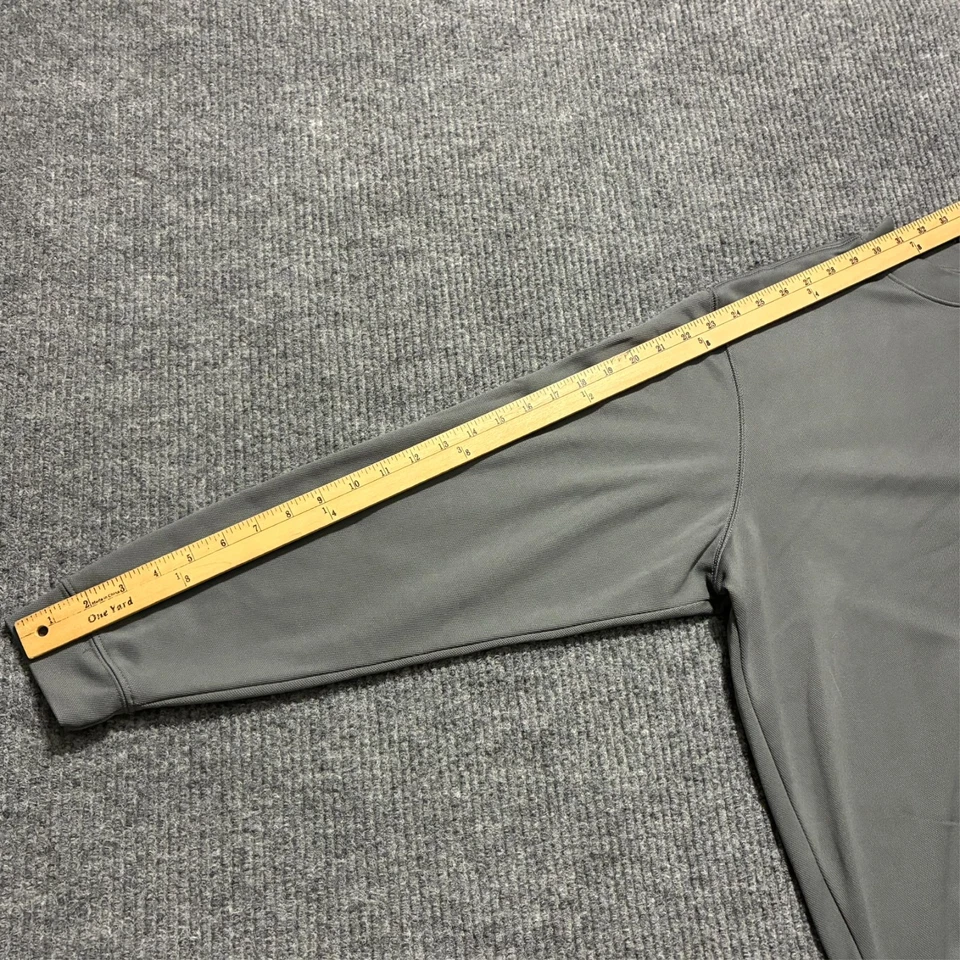 Sudadera Pebble Beach Performance Para Hombre Grande L Gris Cuello Redondo Pullover Activo Foto 3 de 4