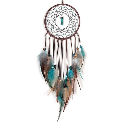 MOONFLY Dream Catcher Handmade Traditional Feather Dreamcatcher Hanging Home Wal
