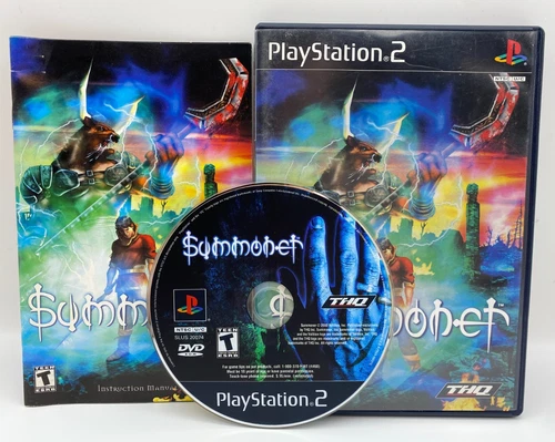 Summoner (Sony PlayStation 2, 2000) CIB with Manual Very Good Condition
