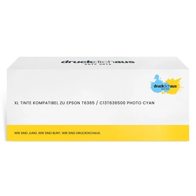XL Tinte kompatibel zu Epson T6365 / C13T636500 photo cyan