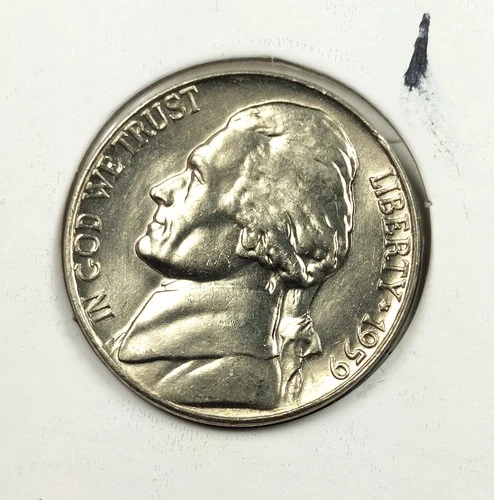1959-P Jefferson Nickel — photo from the most recent tracked eBay sale