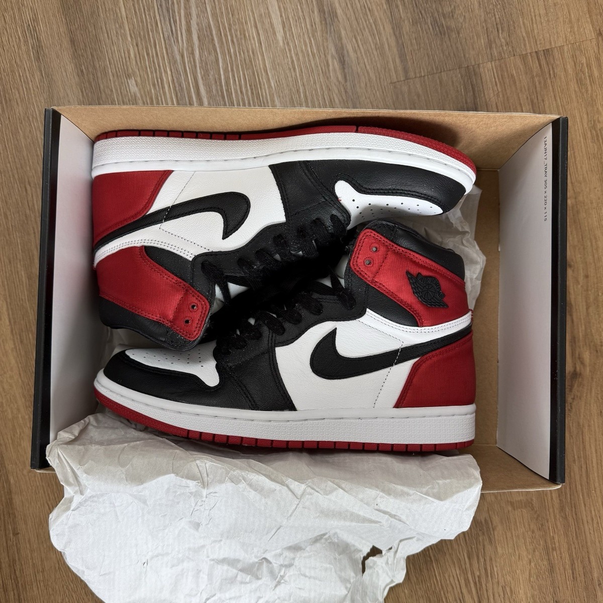 jordan 1 black toe used