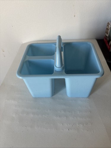 Small Mini Craft Caddy With Handle And Compartment Lot Of 11 Bright Colors Class