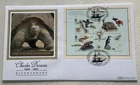 GB QEII 2009 Charles Darwin Benham Silk FDC Plymouth HMS Beagle SHS Cat £15