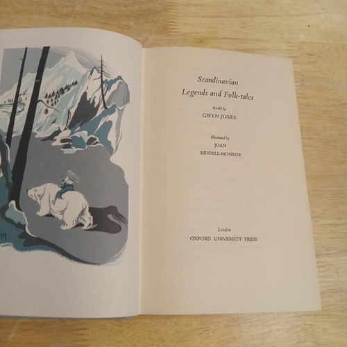 Gwyn Jones Scandinavian Legends And Folk-Tales 1961 Oxford 8vo HC DJ VG+ VG+ - Picture 4 of 5