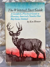 THE WHITETAIL DEER GUIDE by KEN HEUSER HUNTING GUIDE 1972 HC BOOK 1ST ED