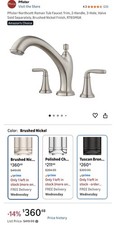 Pfister Roman Tub Trim Faucet Northcott Brushed Nickel Finish RT6-5MGK