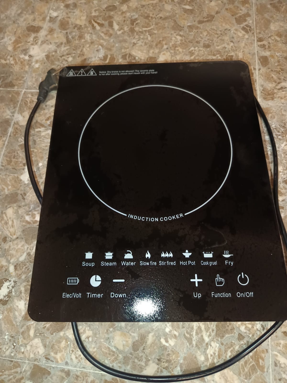 Piano cottura a induzione portatile per cucina