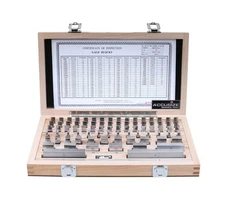 Accusize Industrial Tools Precision 81-Piece Steel Gauge Block Set, Grade B A...