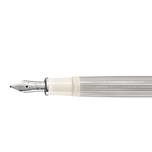Pelikan Souveran M405 Fountainpen white tortoshell F nib - Picture 3 of 5