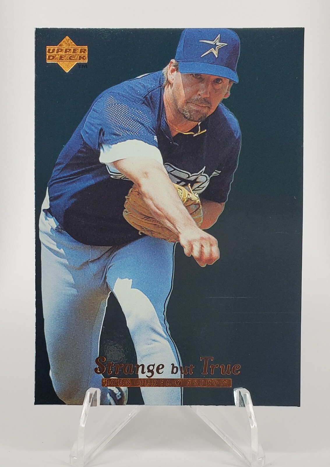 JOHN HUDEK Strange But True 1996 Upper Deck Baseball #419