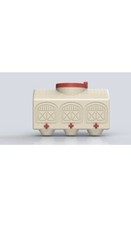 OverEZ Automatic Chicken Waterer with No Spill System, Outside and Inside Pou...