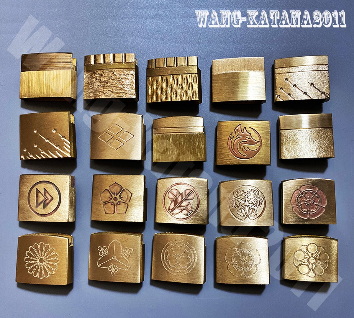 Unique Brass Habaki Collar for Japanese Samurai Katana