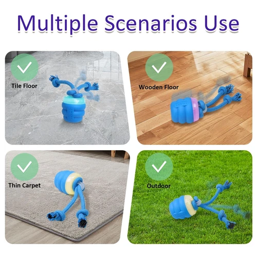 Interactive Dog Toys with Motion Activated Squeaky Dog Toy Active Rolling Ball - Picture 8 of 16