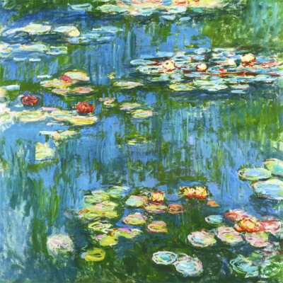 Hand-painted Oil Painting Claude Monet - Water lily