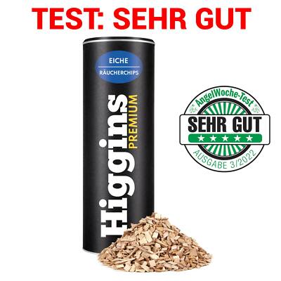 Higgins Räucherchips   Eiche Premium Räucherchips BBQ Räuchern Grillen