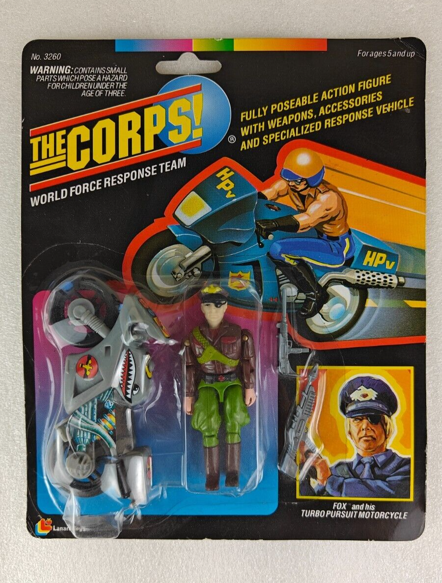 Lanard The Corps 1993 Action Figure Set Commander Fox With