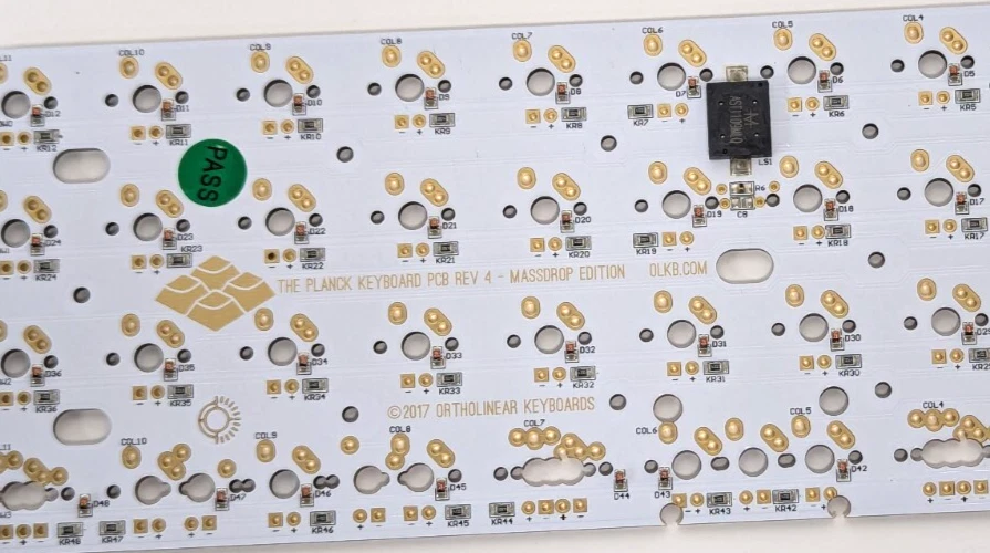 MASSDROP X OLKB-48 PLANCK MECHANICAL KEYBOARD KIT, SILVER CASE, MX COMPATIBLE... - Image 4 of 4