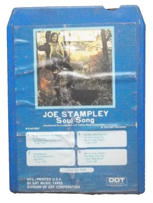 JOE STAMPLEY Soul Song 8-Track Tape, Tested Working See Playlist
