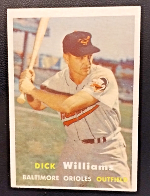 1957 Topps #59 Dick Williams VGEX Sharp Corners | eBay