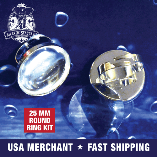 5 uds. Juego de anillos de bisel redondo de 25 mm - Imagen 1 de 2