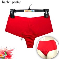 NWT Hanky Panky Women's Size L Hi-Rise Thong 6J1921B 25 Sleigh Queen