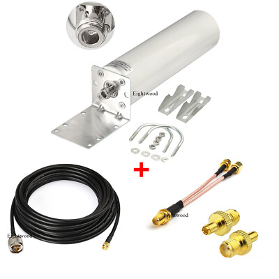 3G 4G LTE outdoor Bracket Mount Antenna Mimo TS9 SMA & RG58 5m FOR E5377 E5577 