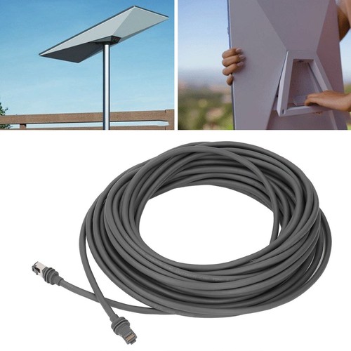 Rectangular Satellite Replacement Cable for V3 30FT 9.14m Outdoor Waterproof - Afbeelding 3 van 12