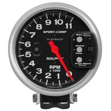 Autometer 3967 5 Pedestal Playback Tachometer 0-11000 Rpm Sport-comp