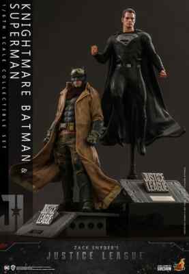 1/6 Dc Knightmare Batman and Superman Figures Set Hot Toys TMS038