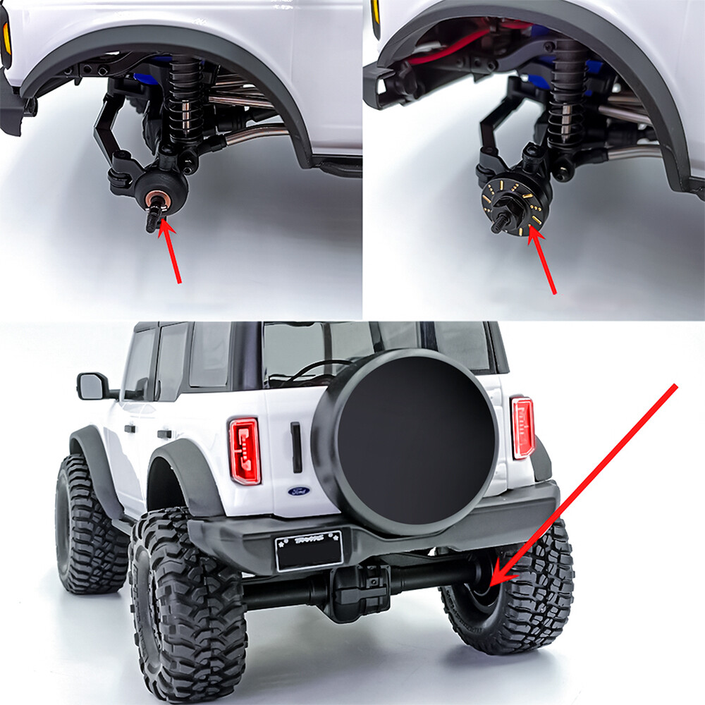 Kit Cuscinetti Sigillati 22 Pezzi Per RC Crawler 1/18 TRX4-M - FLYXM Blu