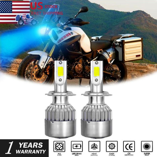 H7 LED Headlight Bulb For Yamaha Super Tenere XTZ1200 20122015 Ice
