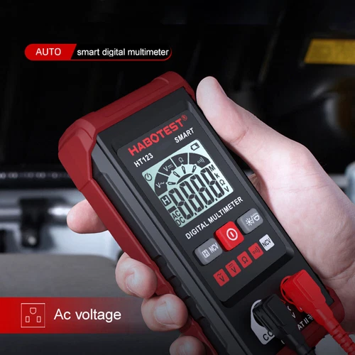 HABOTEST HT123 Digital Multimeter Smart Meter Tester Meter leads Volt AC/DC Ohm - Bild 8 von 12