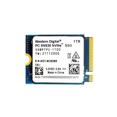 WD PC SN530 M.2 2230 1TB NVME PCIE SSD For Microsoft Surface Pro X