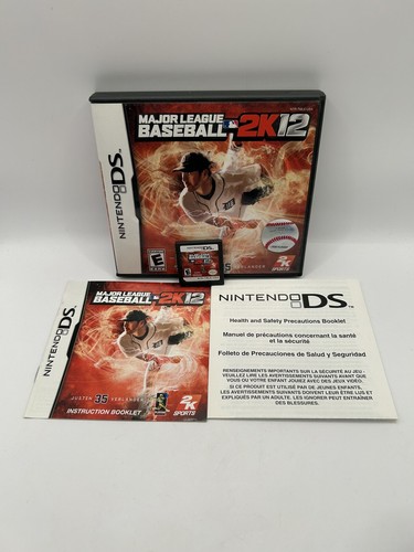 Major League Baseball 2K12 (Nintendo DS, 2012) - Tested Works - *Read Descrip.*
