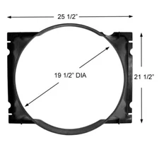Fan Shroud Radiator 302ci 1978-79 Ford Truck D8TZ-8146-B Made in USA