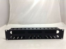 TXM WMPF1E Panduit Style Panel 2RU 19" w/Cover Horiz Cable Management - Metal