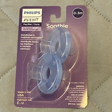 Philips Avent Soothie Pacifiers 0 - 3m SCF190/05 - Blue/Green