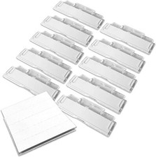 Suspension File Tabs and Inserts Clear Plastic Tabs & Labels For Hanging Folder 