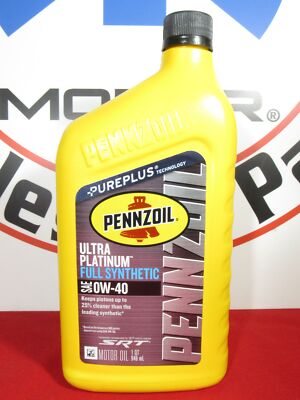 DODGE CHRYSLER JEEP SRT 7QT Full Syn Pennzoil Motor Oil set of 7 Quarts MOPAR