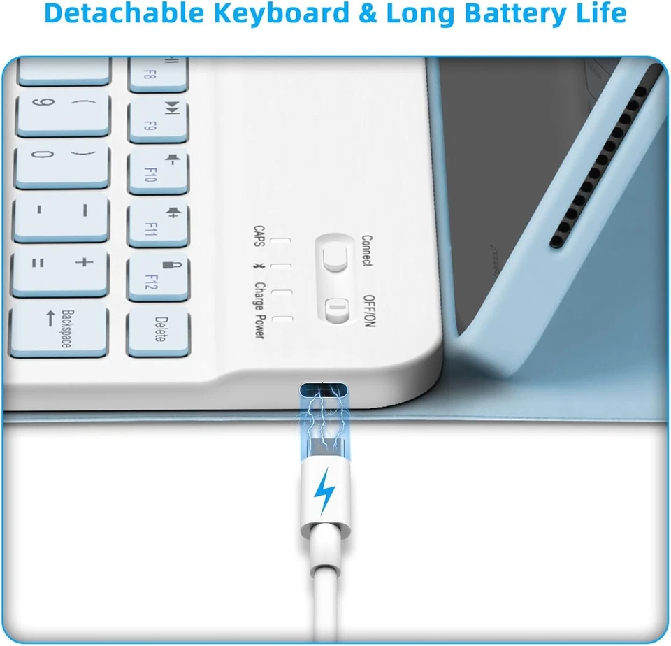 🔥New Keyboard Case for iPad Air 11" 2025 M3/Air 11 inch 2024 M2 & iPad Pro 11" - Image 4 of 4