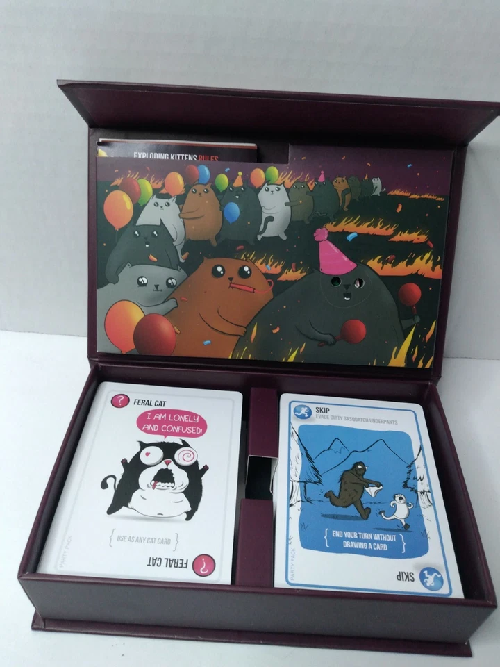 Exploding Kittens Card Game Party Pack 10 Players Family-Friendly Holiday Gift - Image 2 of 3